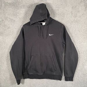 Nike Sportswear Club Fleece Hoodie Men's Size Medium Black 611457